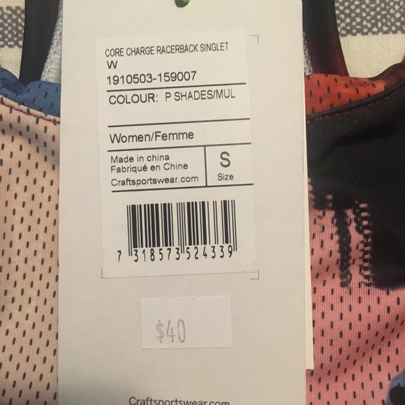 CRAFT Core Charge Racerback Singlet, tank - Picture 2 of 4